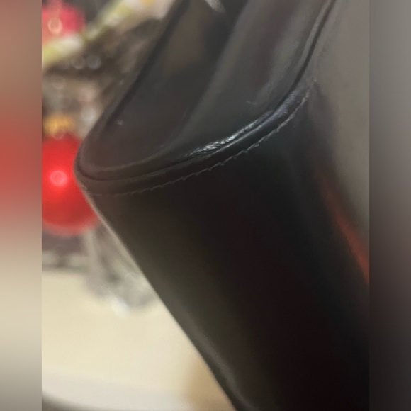 Vintage Gucci GG (gold) shoulder bag-dark blue/black - Picture 8 of 9